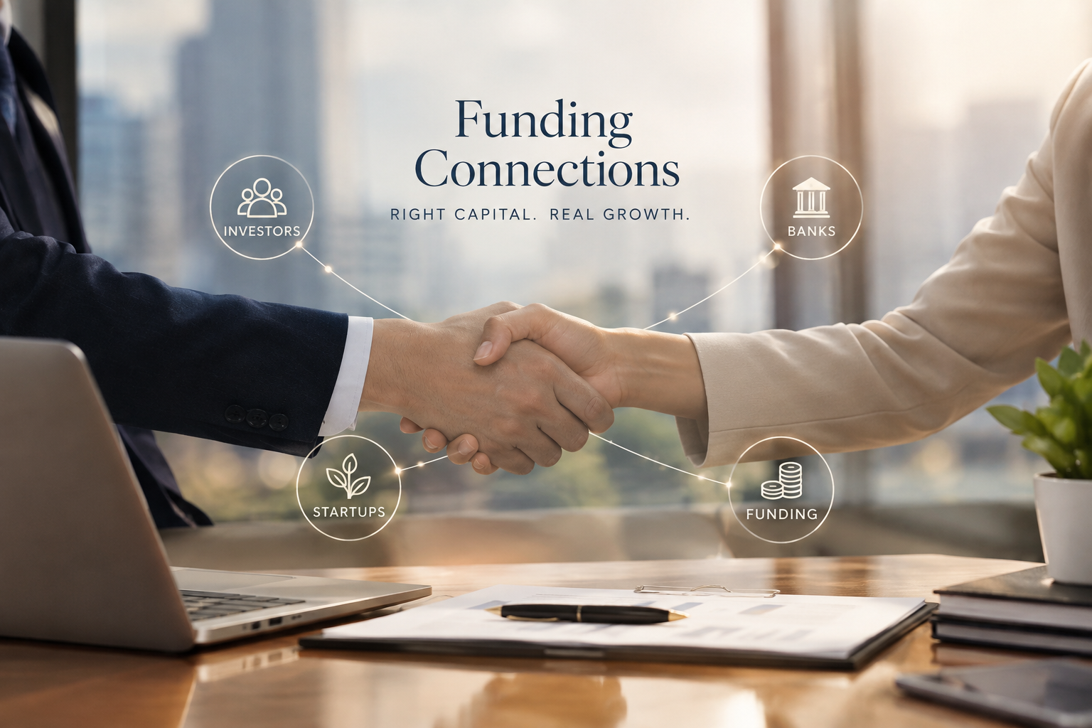 Funding connections between investors and startups